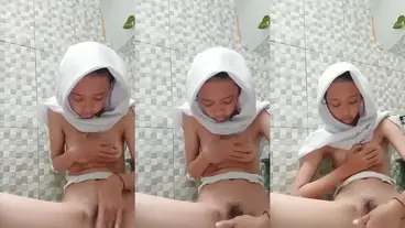 Gadis Cantik Pasrah Goyang Kasur Threesome