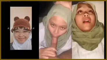 Ngewe Ajirah Puspa Hijab Bulet Mendesah